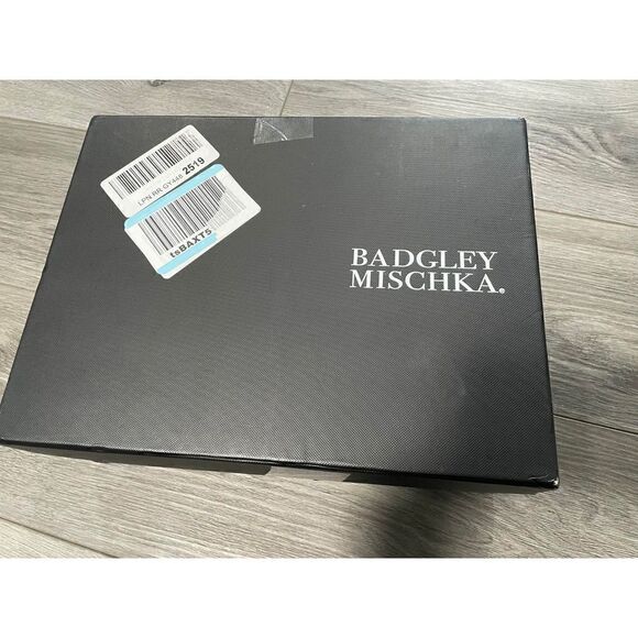 Badgley Mischka Womens 9.5 Tayten Heeled Sandal Jeweled Heels Satin - Picture 11 of 11